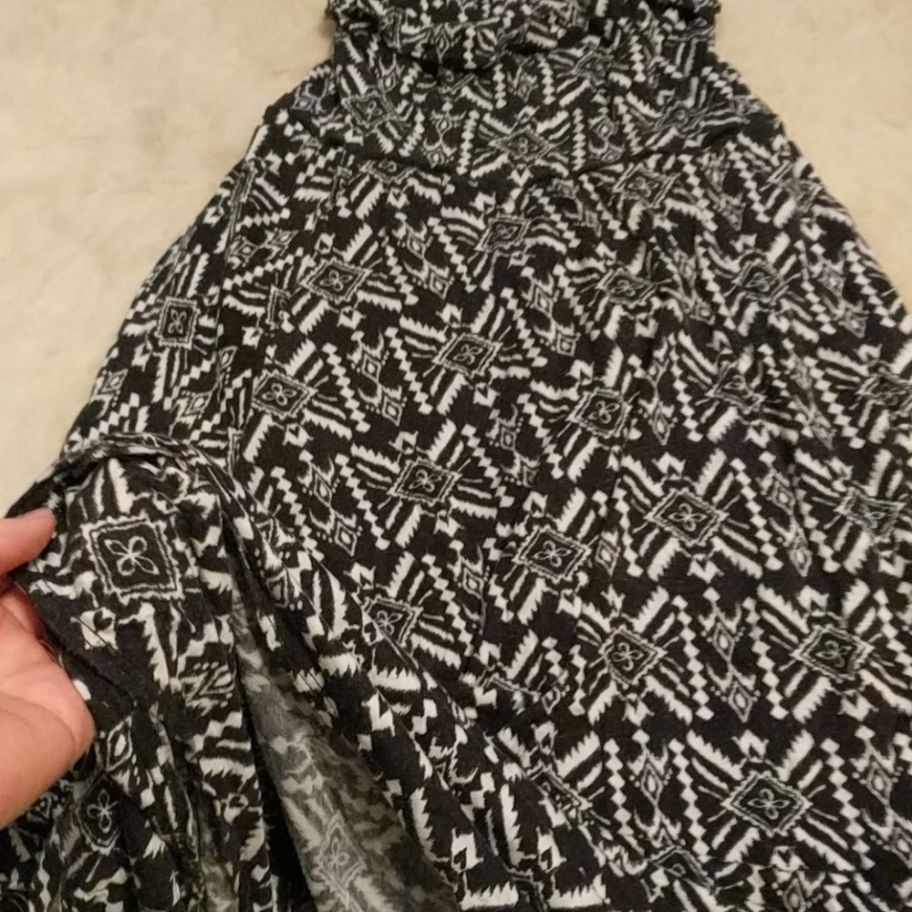 Tribal print maxi skirt